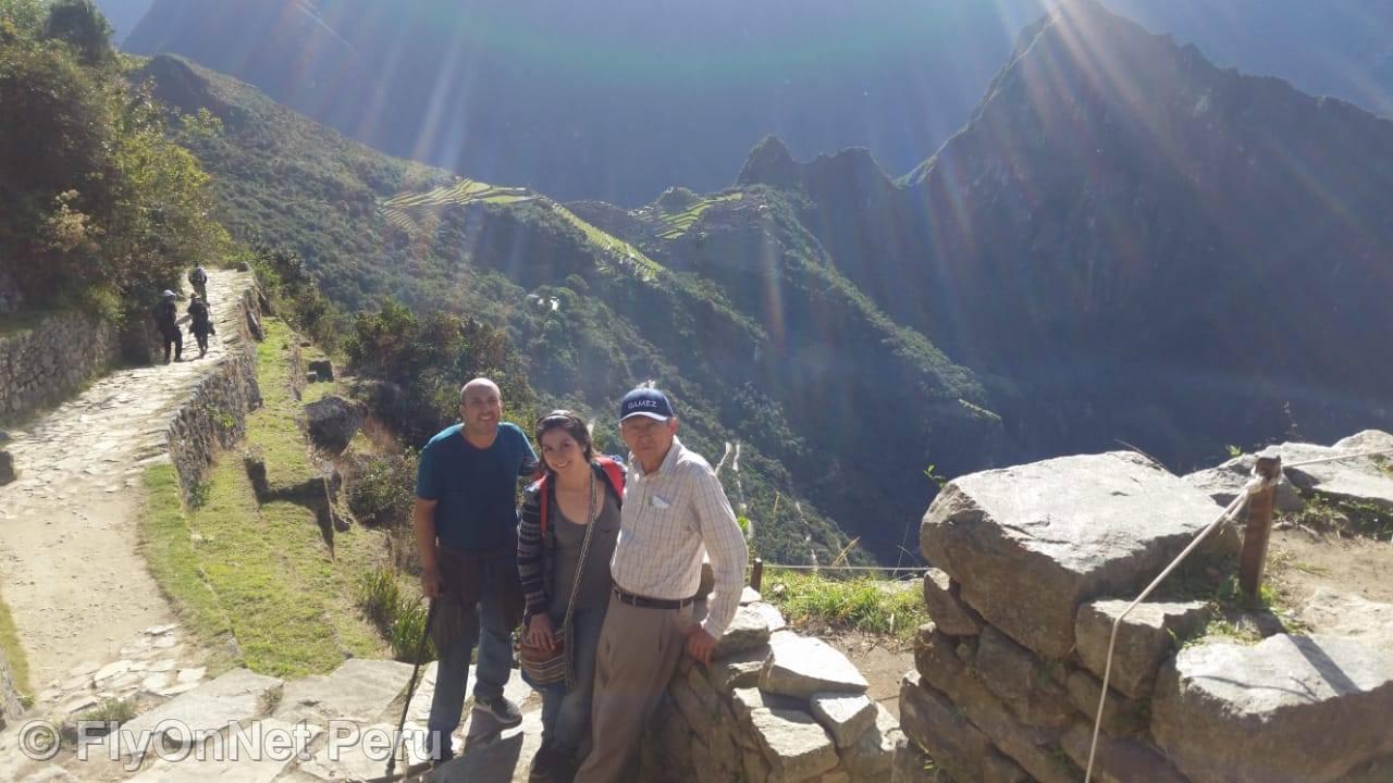 Album photos: Arrivée du groupe de randonneurs au Machu Picchu