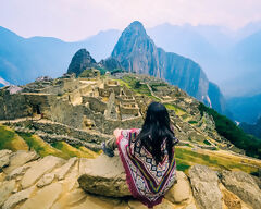 Randonneurs au Machu Picchu