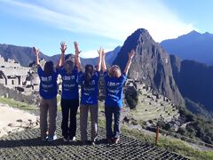 Arrivée au Machu Picchu